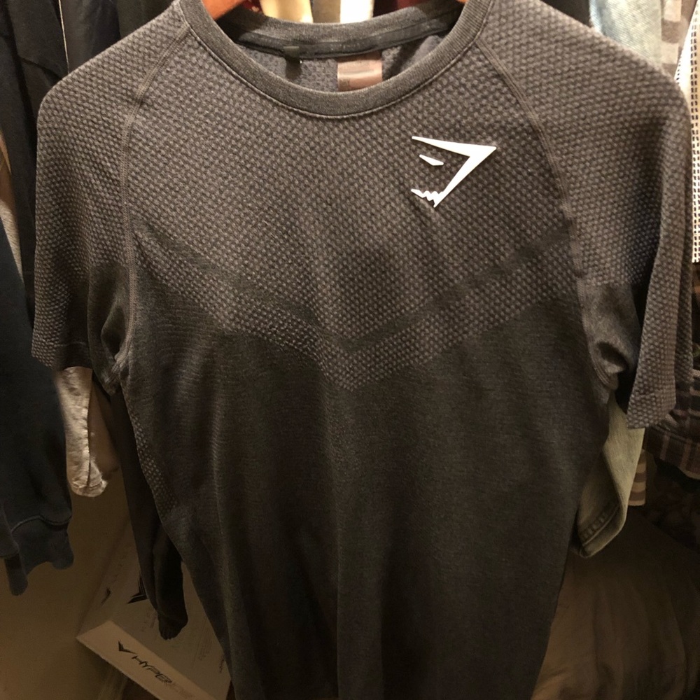 Gymshark phantom seamless short sleeve gray marl